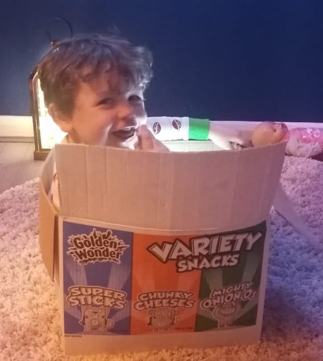 Playing in a box can be fun