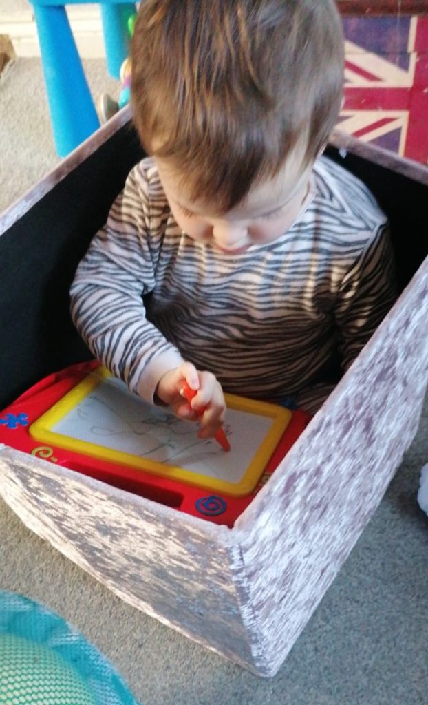 Boxes can be fun for grandchildren